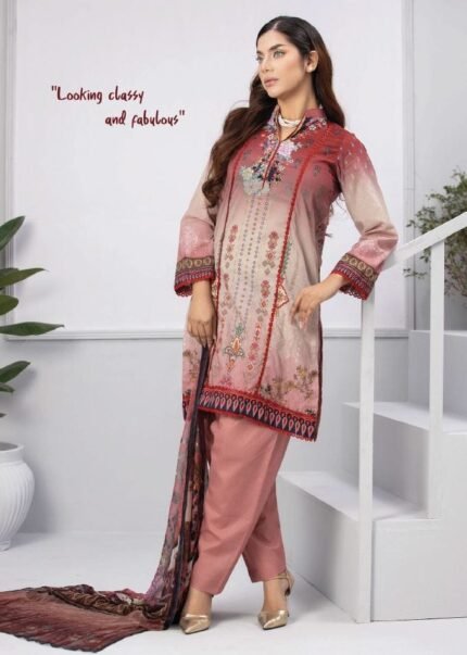Pakistani Digital Printed Lawn-183